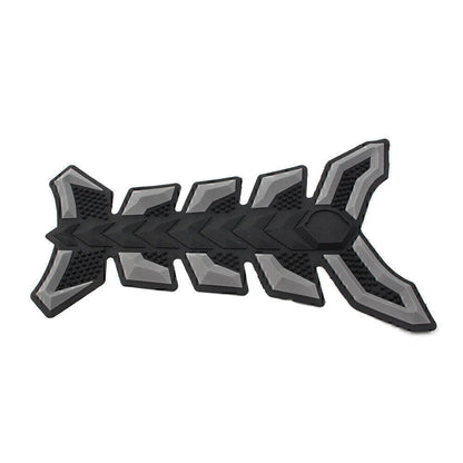 3D Decal Sticker Protector for Universal Motorcycle Grey Gas Fuel Tank Pad