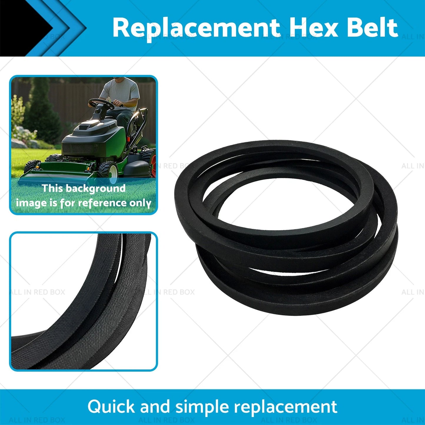 Hex Belt for Gravely Ariens 60" Cuts (07200028)