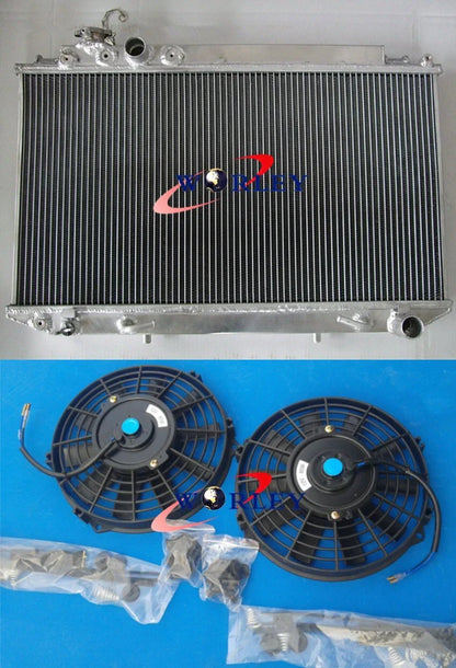 3 Row Aluminum Radiator & Fan for Toyota Cressida MX83 (1989-1993)