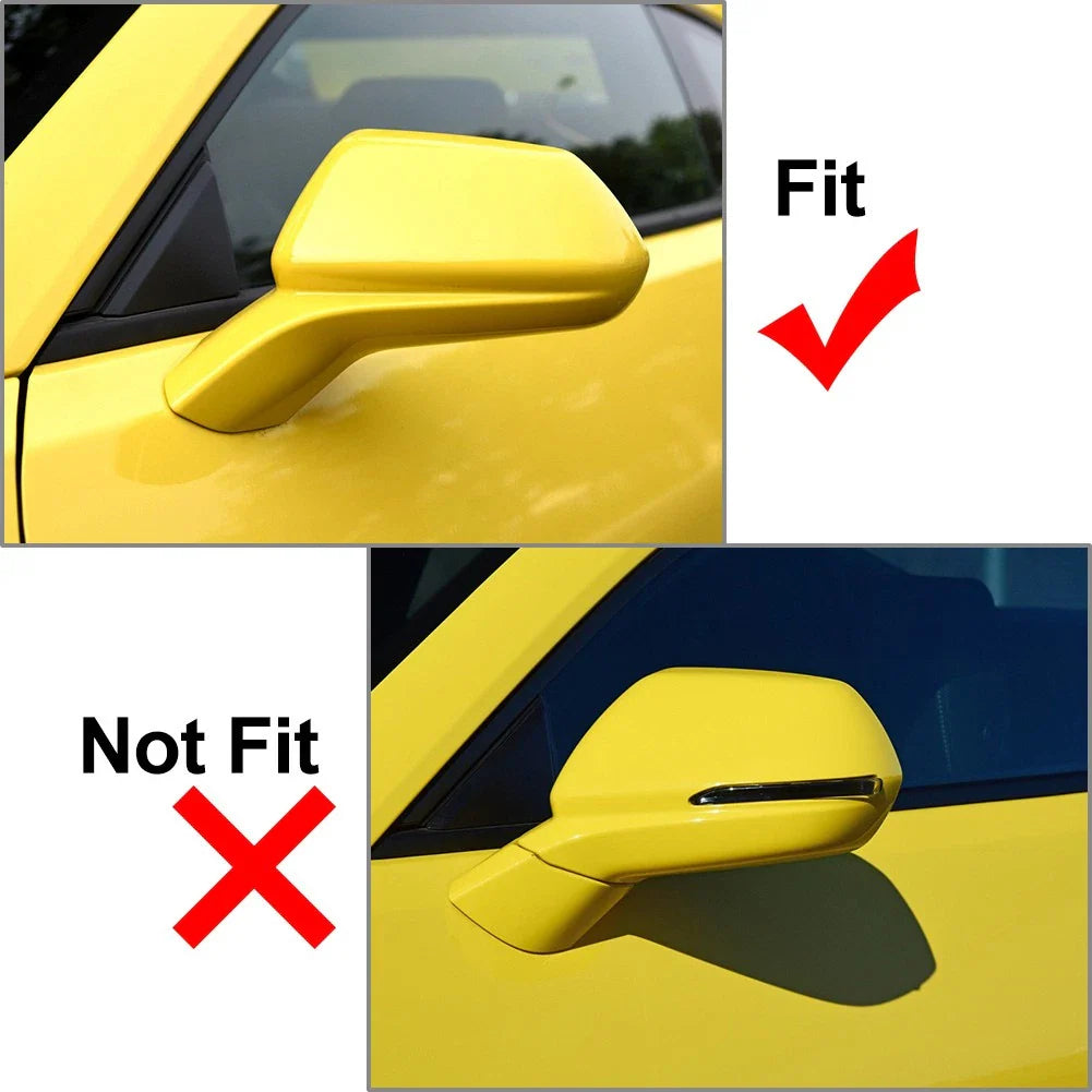 Left Right Rear View Mirror Covers for Chevrolet Camaro (2016-2021)