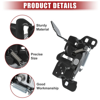 Hood Latch Replacement for Dodge Ram 1500 2009-2010 - Black (2009-2010)