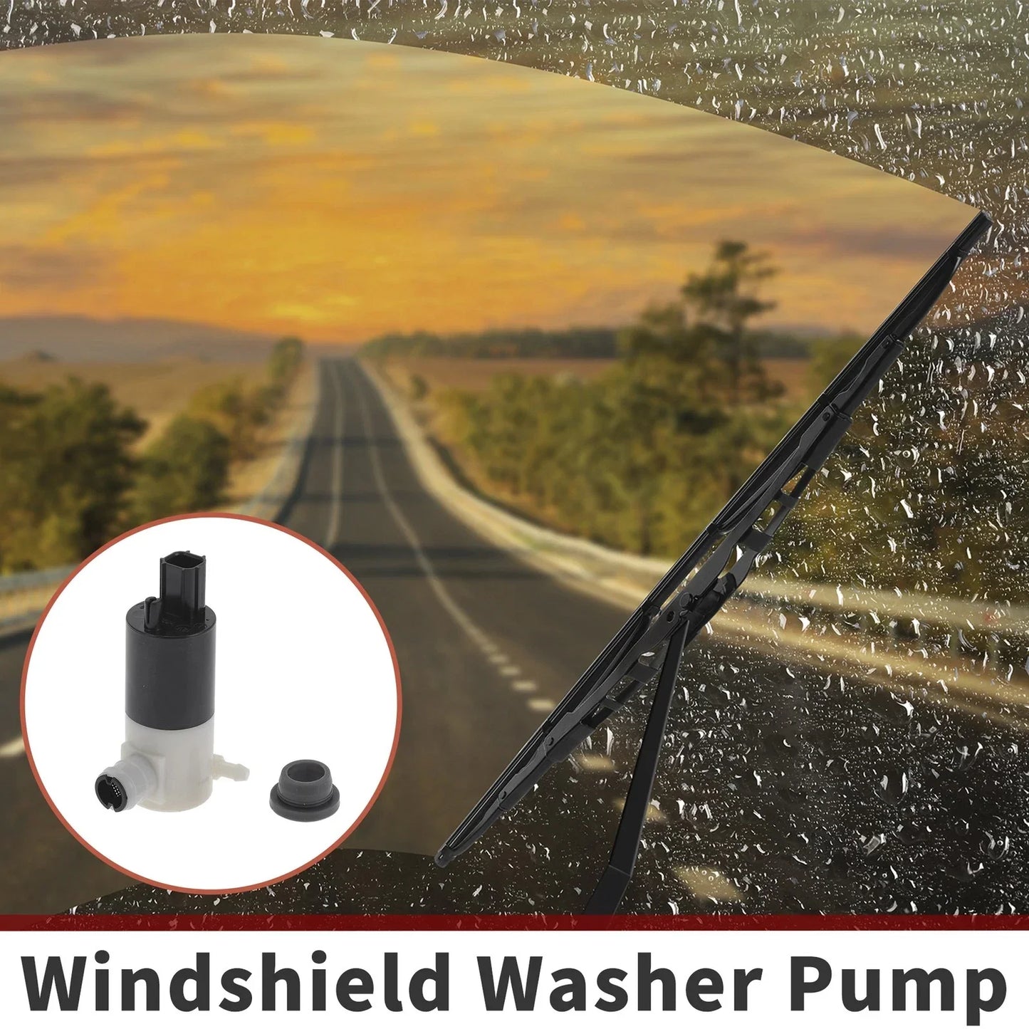 Windshield Washer Pump w/Grommet for Dodge Neon (2000-2005)