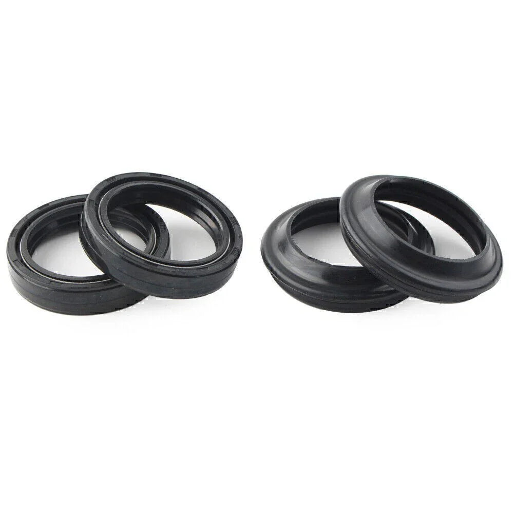 4 x Black Oil Seals Dust Seals for Front Fork Damper Shock Absorber (50-63)