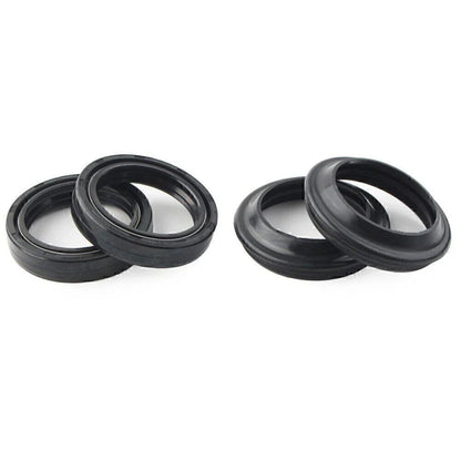 4 x Black Oil Seals Dust Seals for Front Fork Damper Shock Absorber (50-63)