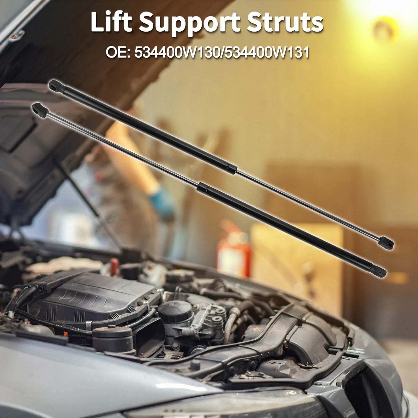 Hood Lift Supports Struts 2 x for Lexus ES350 Sedan (2007-2012)