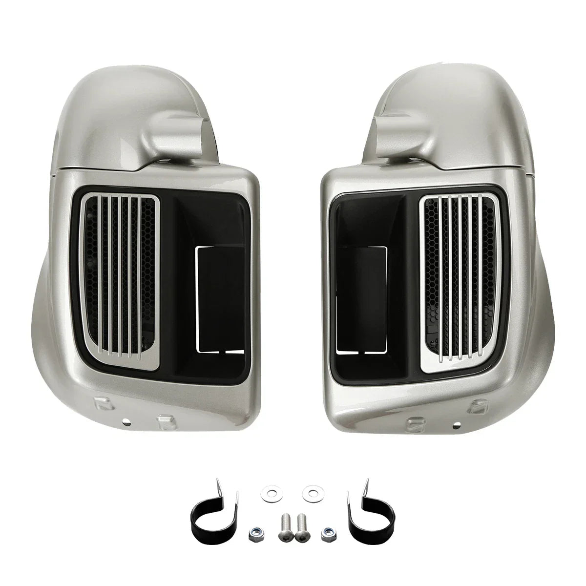 Vented Fairings for Harley Road Glide Touring 2014-2023 Silver Fortune