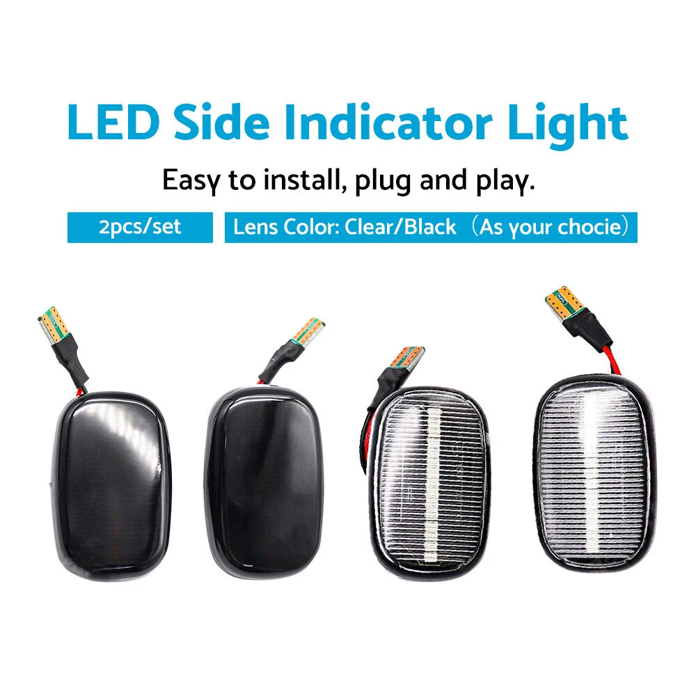 LED Side Indicator Lights for Toyota Hilux Yaris Corolla RAV4 Lexus