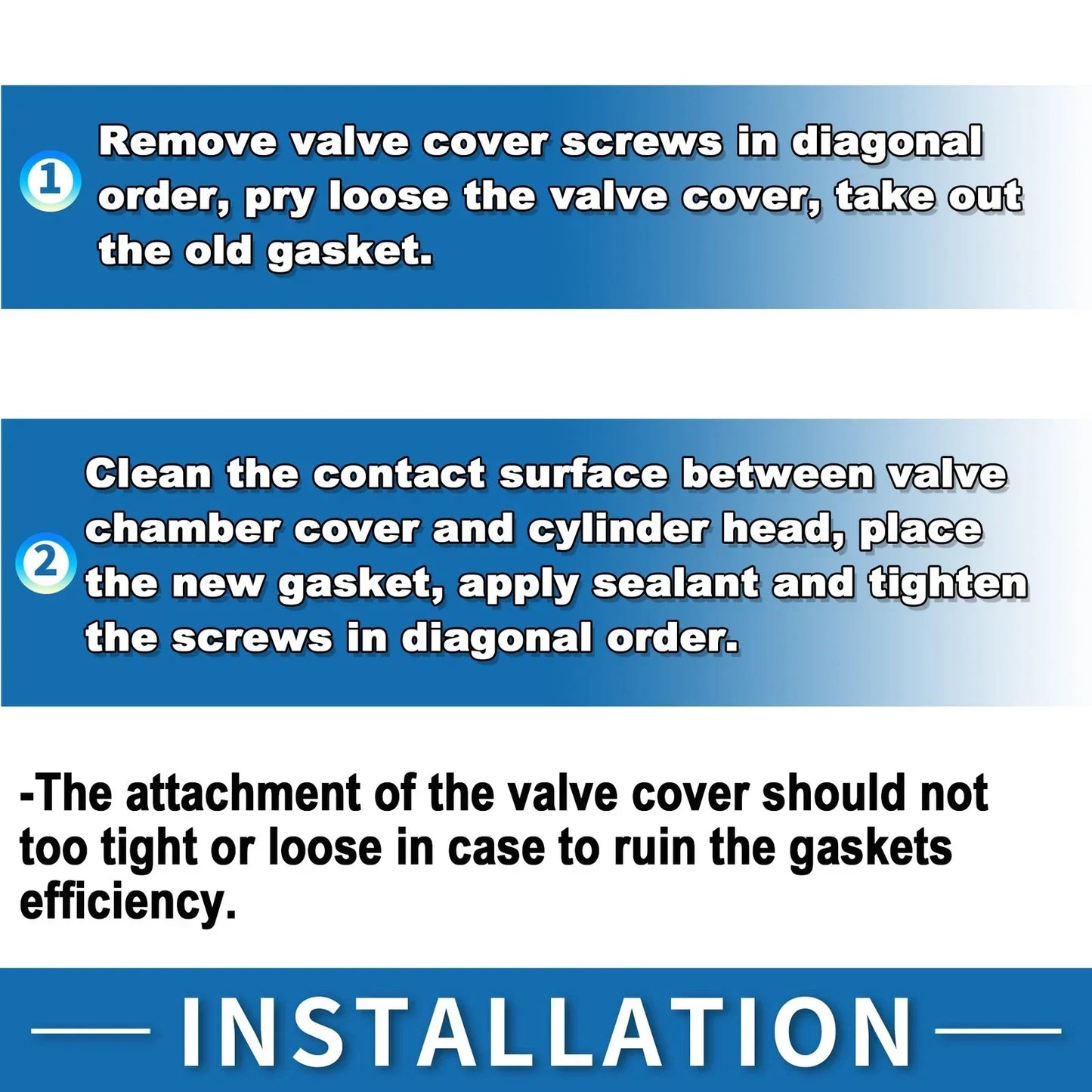 Valve Cover Gasket for Kia Spectra 2004-2009 with Spark Plug Seals