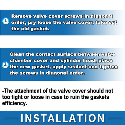Valve Cover Gasket for Kia Spectra 2004-2009 with Spark Plug Seals