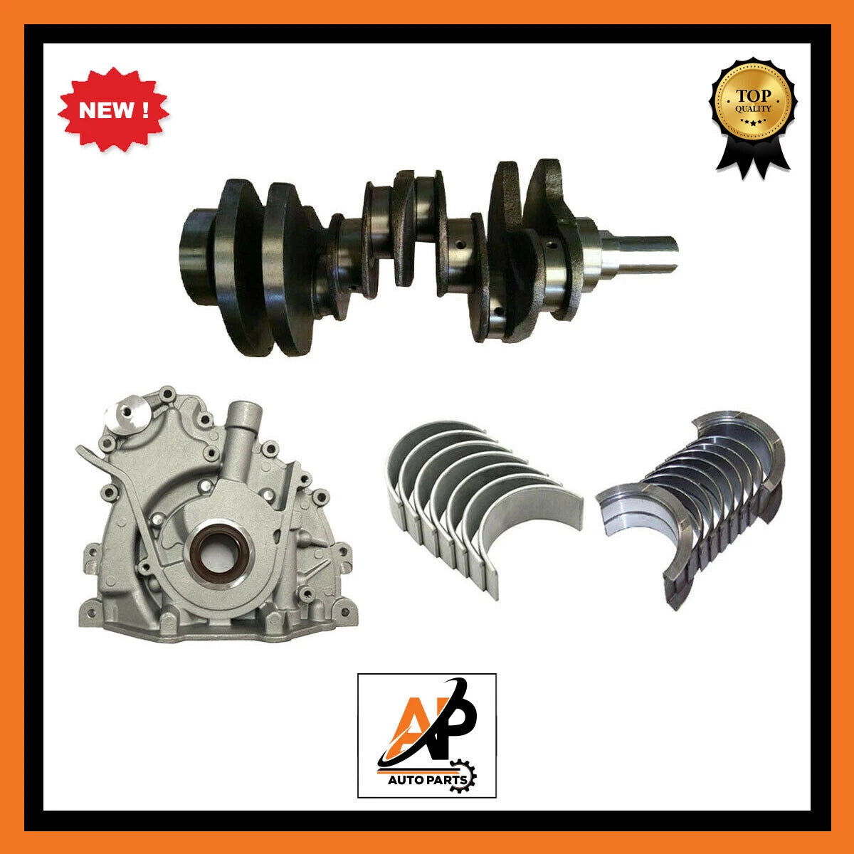 Crankshaft Main Big End Bearing and Oil Pump Replacement for Range Rover (2003–2005)