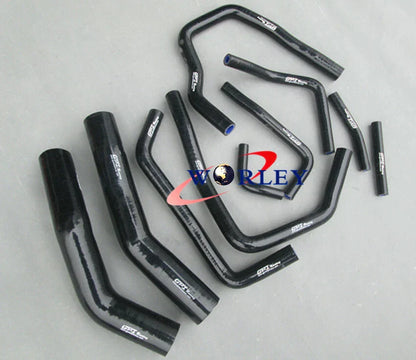 Aluminum Radiator + Blue Hose for Toyota Land Cruiser 80 Series (90-98)