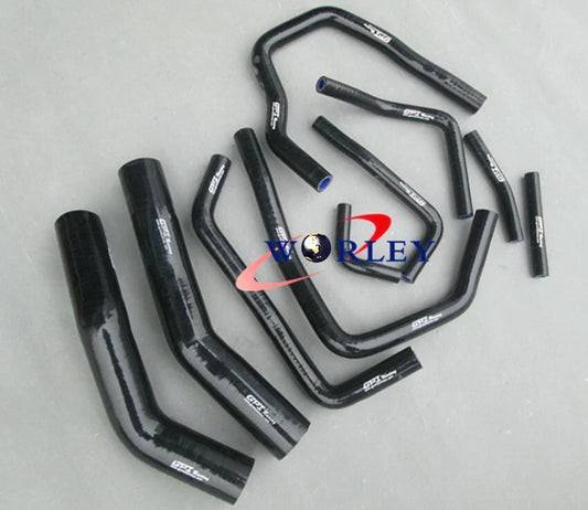 Aluminum Radiator + Blue Hose for Toyota Land Cruiser 80 Series (90-98)