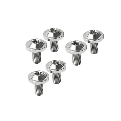 6 x Titanium Alloy M6x25mm Torx Head Bolts for Bike Motor