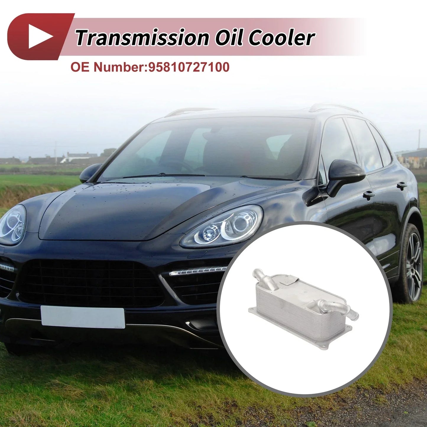 Engine Oil Cooler for Porsche Cayenne 2010-2013 (1 x Cooler)