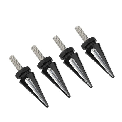4 x Black Spike Windscreen Screw Bolts for Harley Touring Road Glide (1998-2025)