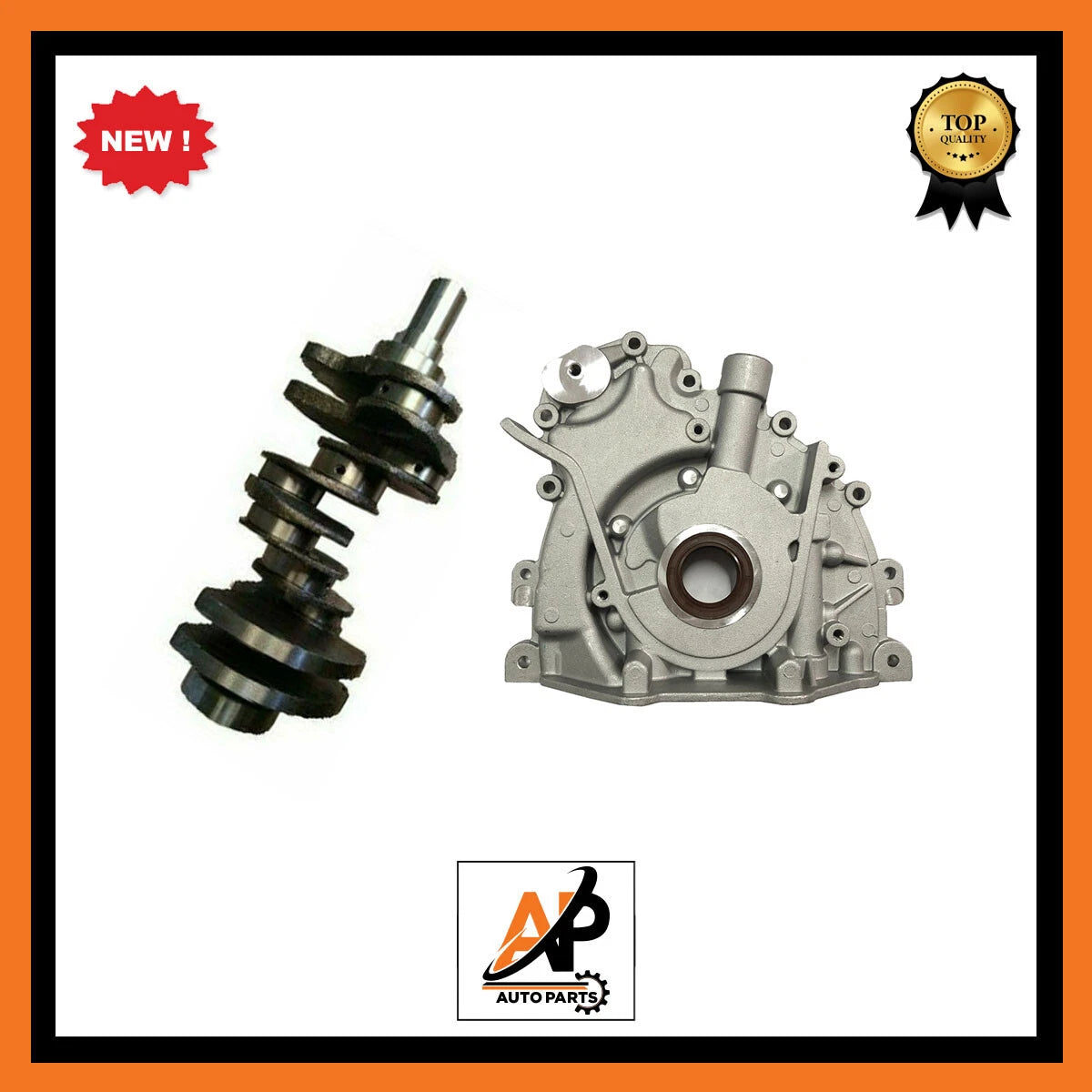 Engine Crankshaft with Oil Pump Set Replacement for Jaguar Land Rover (2009–2017)
