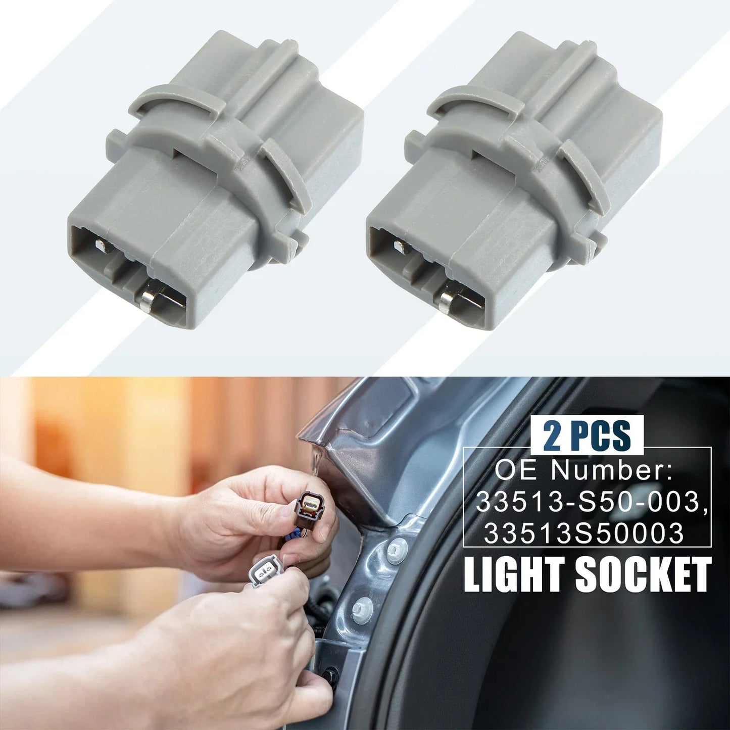 2 x Backup Reverse Light Bulbs for Honda Civic (1999-2014)