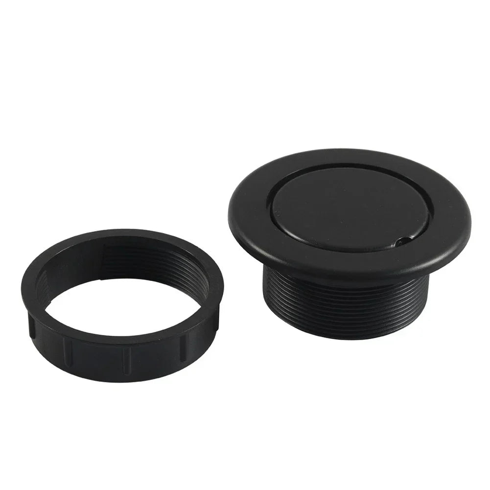 Umbrella Hole Ring Plug Cap Set for Outdoor Table Cover Black