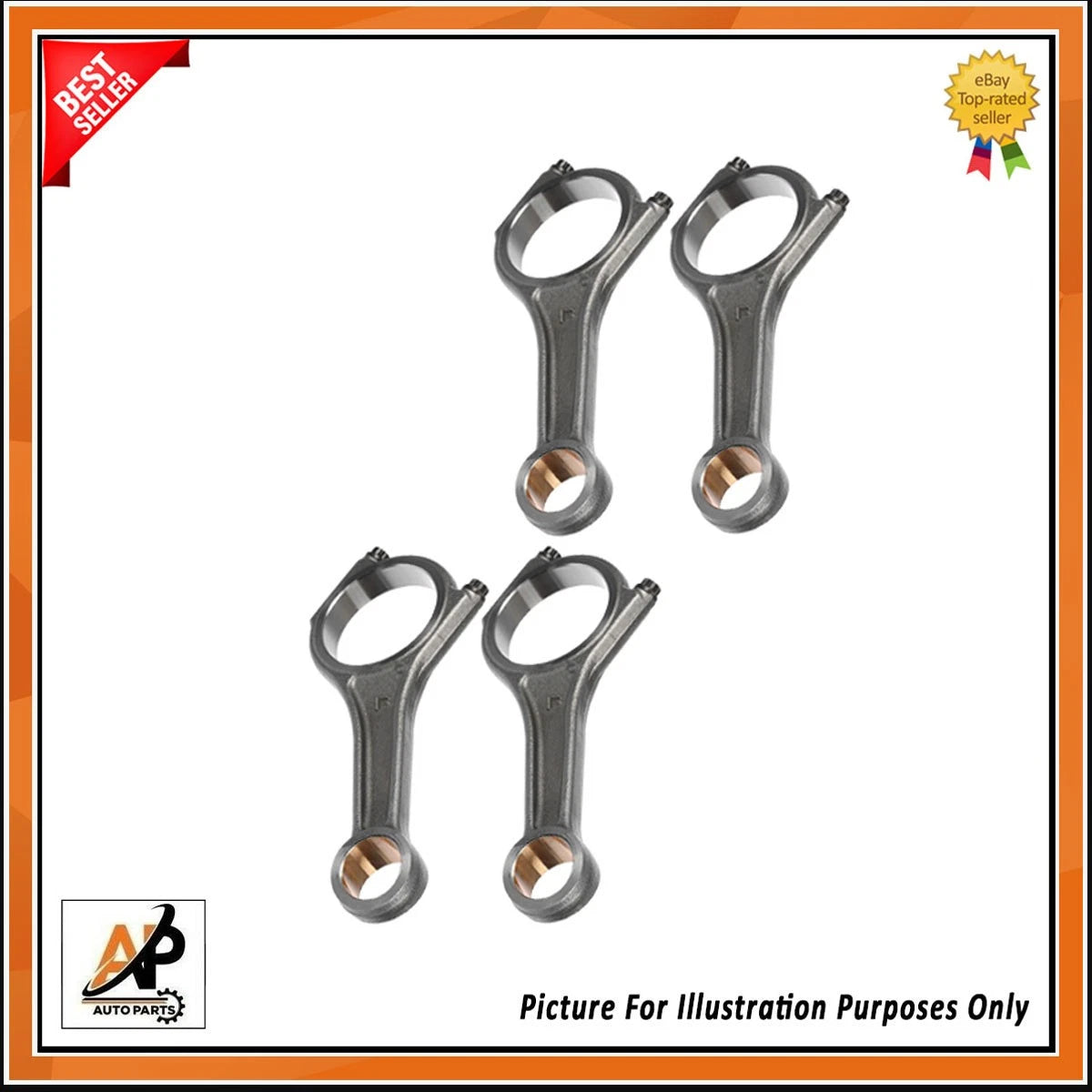 Connecting Rods Heavy Duty for Jaguar XF XJ F Pace 3.0L (2009–2019)