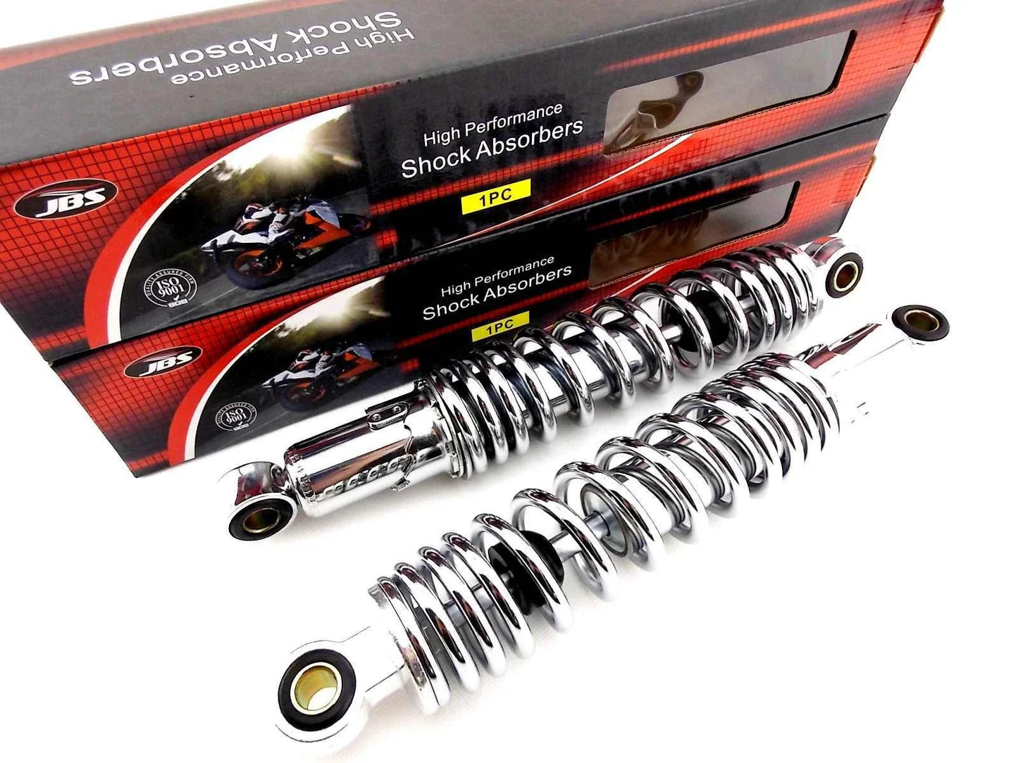 300mm JBS Chrome Rear Shock Absorbers for Kawasaki 250TR