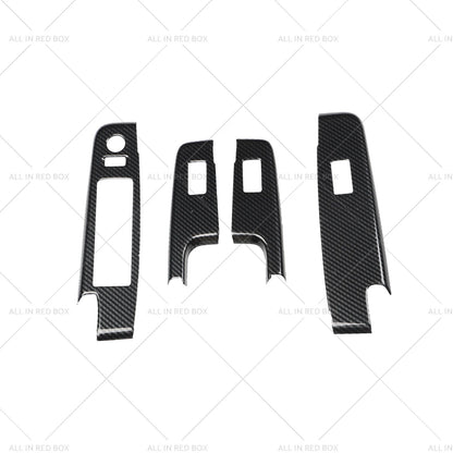 Carbon Fiber Window Lift Trim for Isuzu D-Max 2021-2023