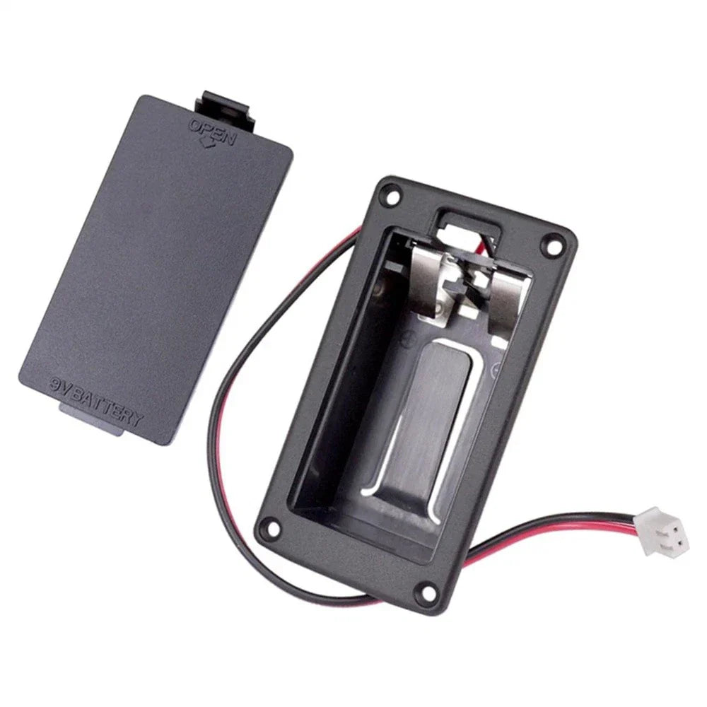 9V Battery Holder Compartment Cover for Acoustic Guitar