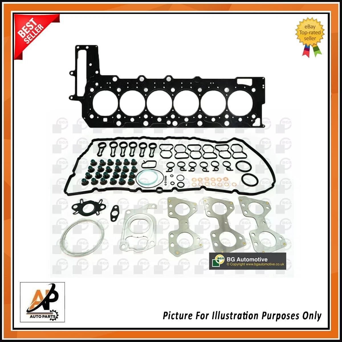 Cylinder Head Gasket Set for BMW 3 5 6 Series Diesel N57 (2009–2018)