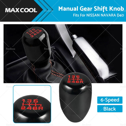 6 Speed Manual Gear Shift Knob for Nissan Navara D40 (2004-2015)