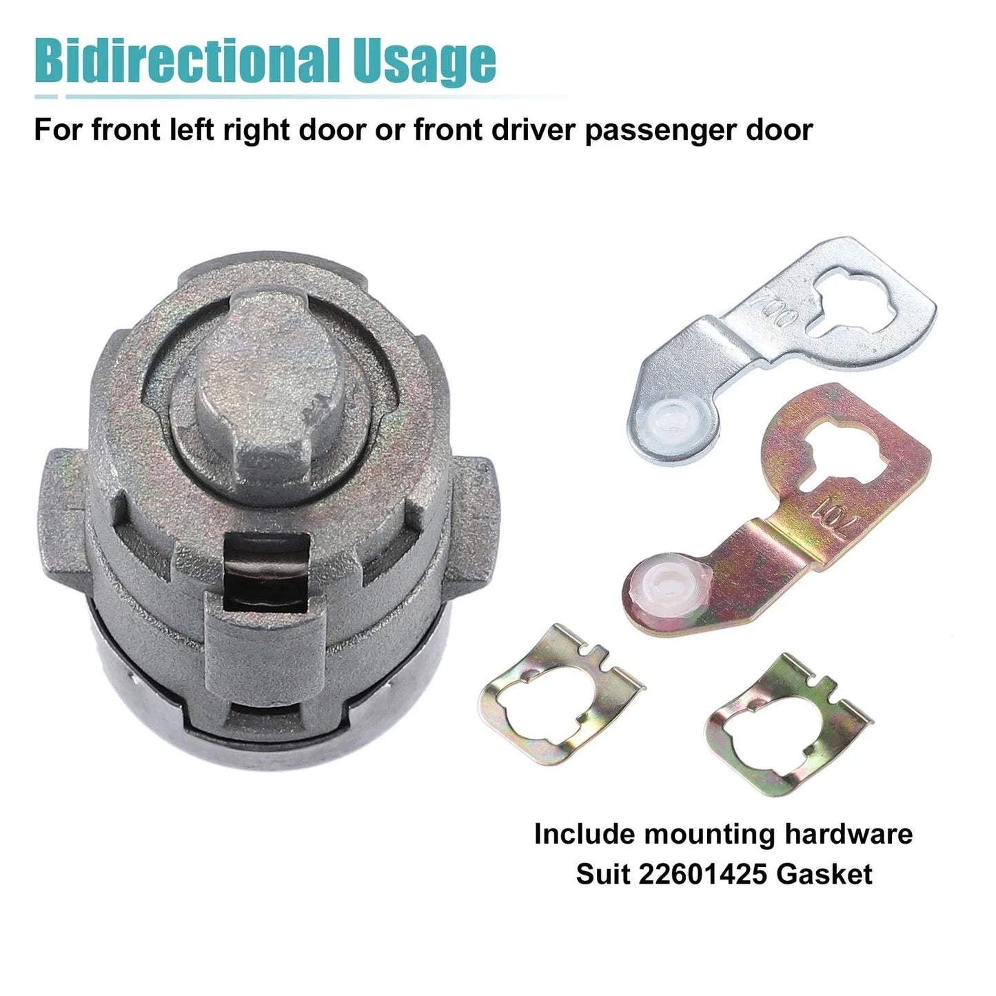 Door Lock Cylinder for Chevrolet GMC (Fits Driver/Passenger Side)