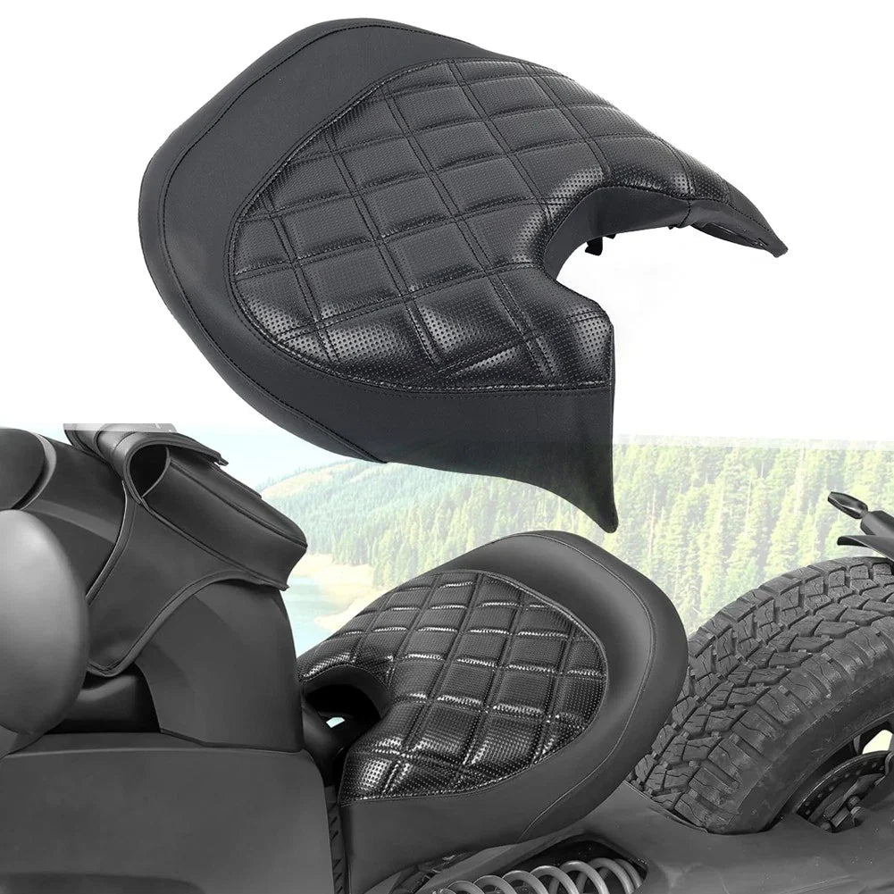 Black Motorbike Front Rider Seat Cushion for Can Am Ryker 2022-2024