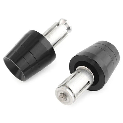 Black Handlebar End Plugs for Honda CBR, CB, Yamaha YZ, YZF, Kawasaki