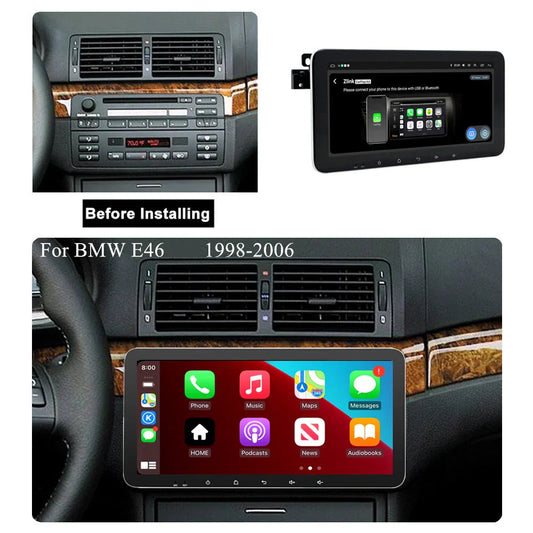 10.33'' Carplay Stereo Radio GPS for BMW E46 M3 318/320/325/330/335 (2000-2006)