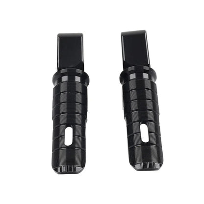 Black Rear Footrests Passenger Pegs for Honda Forza 750 (2021-2023)