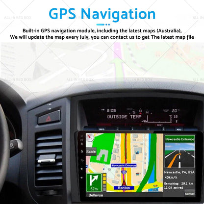 9" In-Dash CarPlay GPS Android Unit for Mitsubishi Pajero (2006-2014)