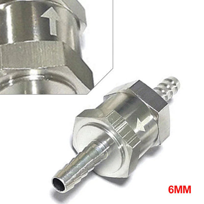 6MM One Way Check Valve Non Return Inline for Gas Diesel Fuel Car