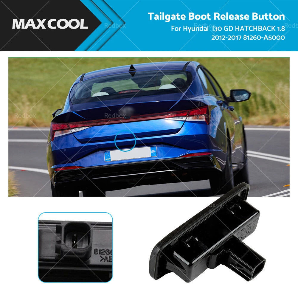 Rear Tailgate Lock Boot Release Button for Hyundai i30 (2012-2017)