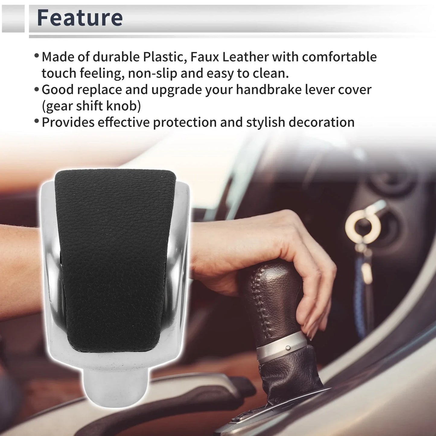 Automatic Gear Shift Knob for Mercedes-Benz G500 2013-2018 Plastic Leather