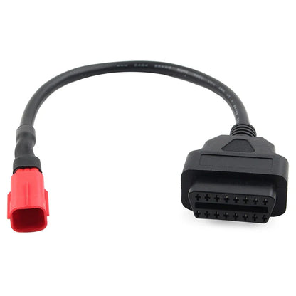6 Pin to 16 Pin OBD2 Diagnostic Cable Adapter for Honda Motorcycle