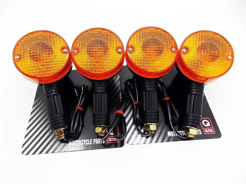 4 x Turn Signal Indicator Blinker Assembly for Suzuki TS50X (1984-2000)