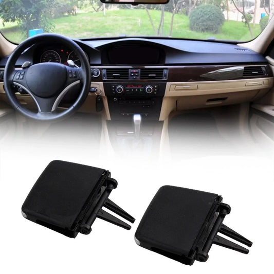2 x Front AC Air Vent Outlet Tab Clips for BMW 3 Series (2005–2013)