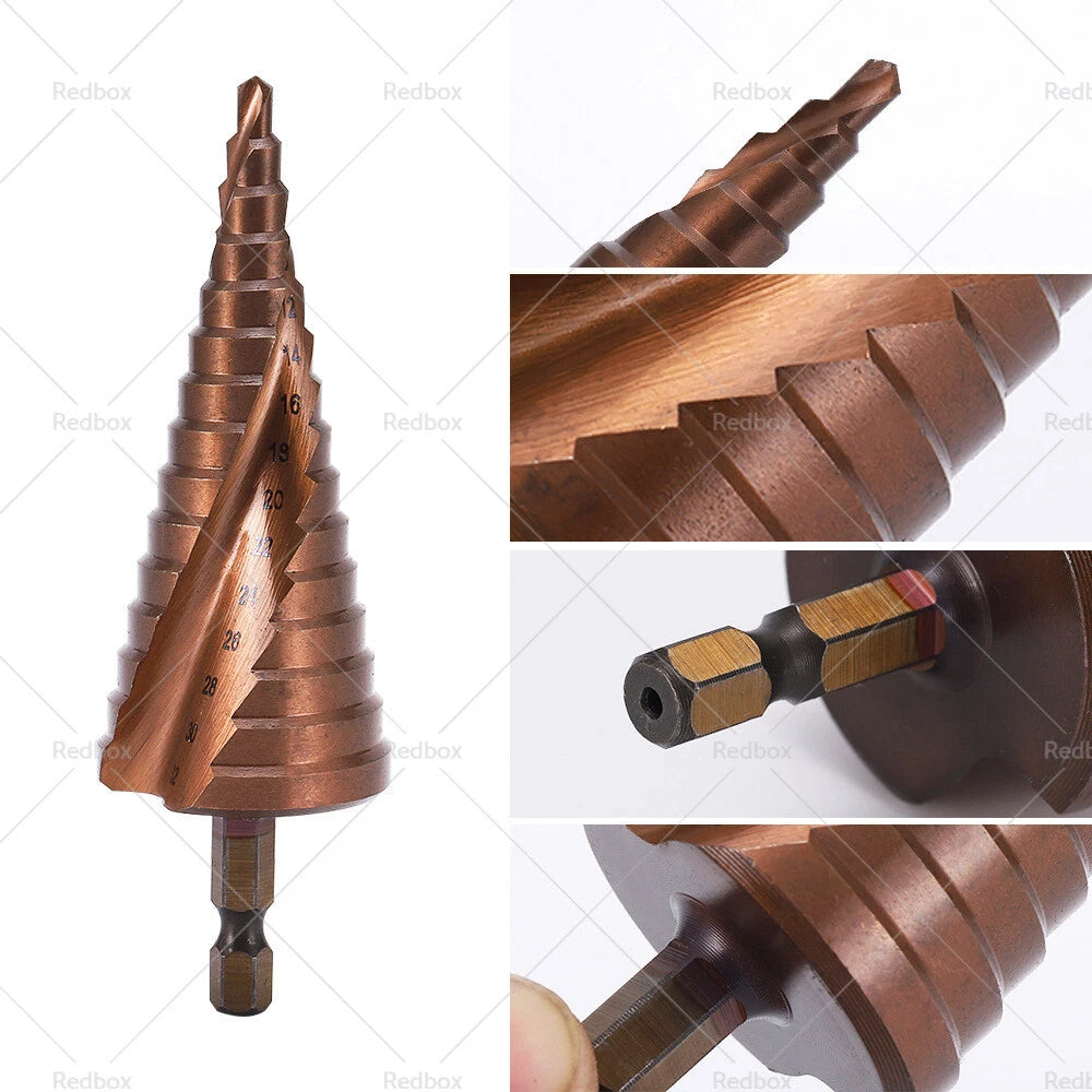 Cobalt Steel Step Cone Drill Bit Hole Cutter for Stainless Steel