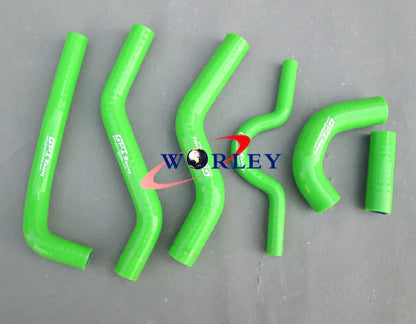 Silicone Radiator Hose Kit YELLOW for Kawasaki KXF250 KX250F (2007-2008)