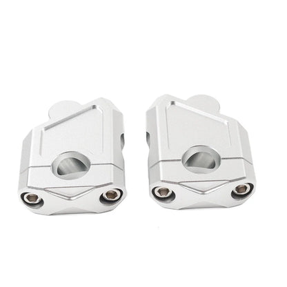7/8" 22mm Handlebar Mount Clamp Riser for Honda Suzuki Kawasaki