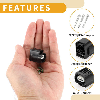 3 Pin Front Turn Signal Connector Plug for Honda Accord (2013-2015)