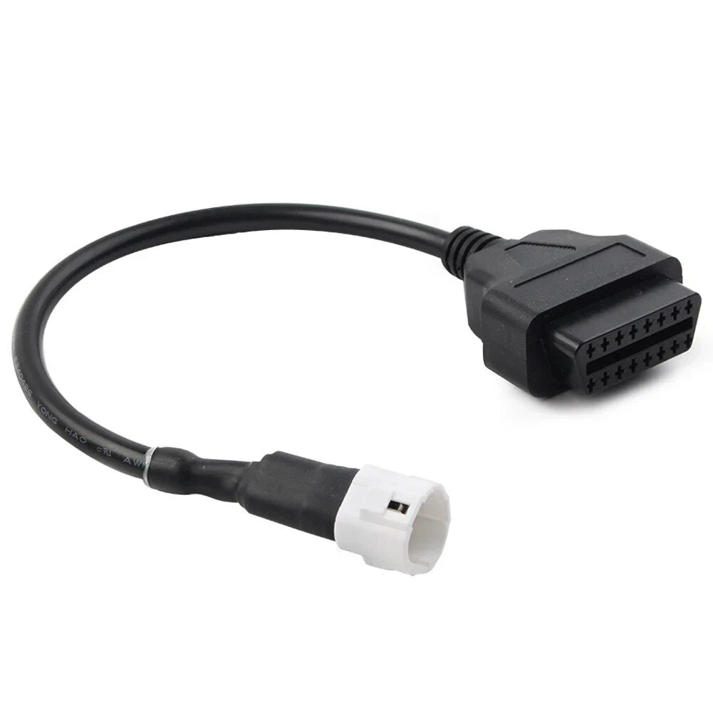 3Pin to 16Pin OBD2 Diagnostic Scanner Adapter Cable for YAMAHA YZF-R125, MT-125