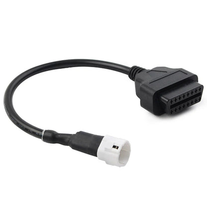 3Pin to 16Pin OBD2 Diagnostic Scanner Adapter Cable for YAMAHA YZF-R125, MT-125