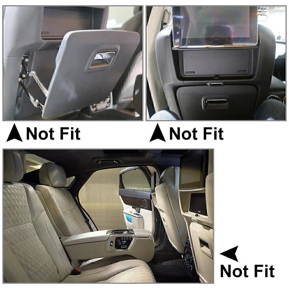 Black Plastic Front Seat Picnic Tray Latch for Jaguar XJ (2010-2015)