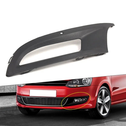Left Front Bumper Fog Light Grille Cover for VW Polo (2010-2013)