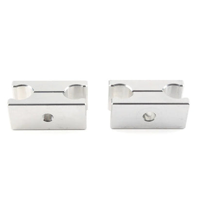 Silver Heater Line Aluminum Clamps for Dodge 1989-1998 12V Engine