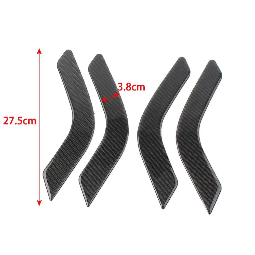 4 x Black Door Handle Cover Trim for Jeep Wrangler (2011-2017)